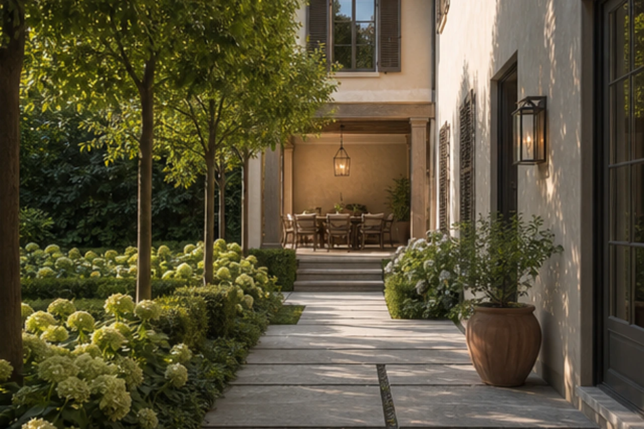 A Contemporary Courtyard Orchard for Milan – Outdoor experience