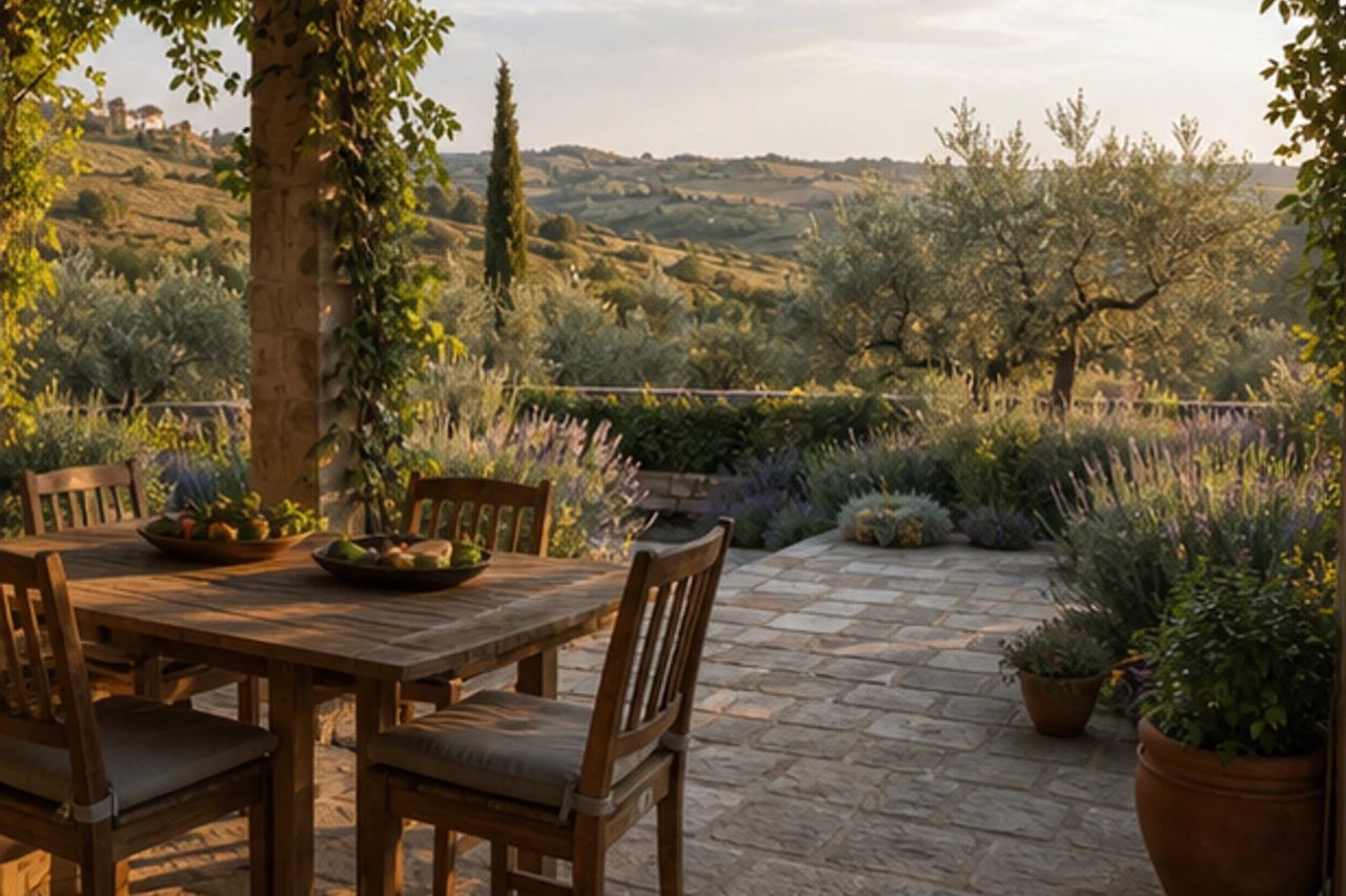A Terraced Farmhouse Garden in Tuscany – Design philosophy