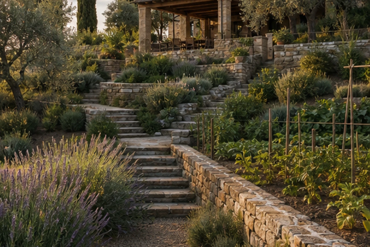 A Terraced Farmhouse Garden in Tuscany – Outdoor experience