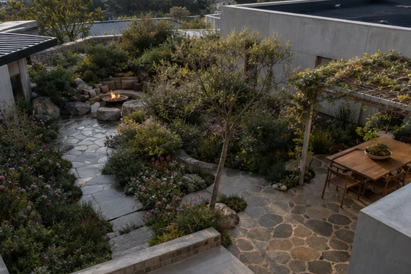 A Fynbos Courtyard for a Cape Town Residence