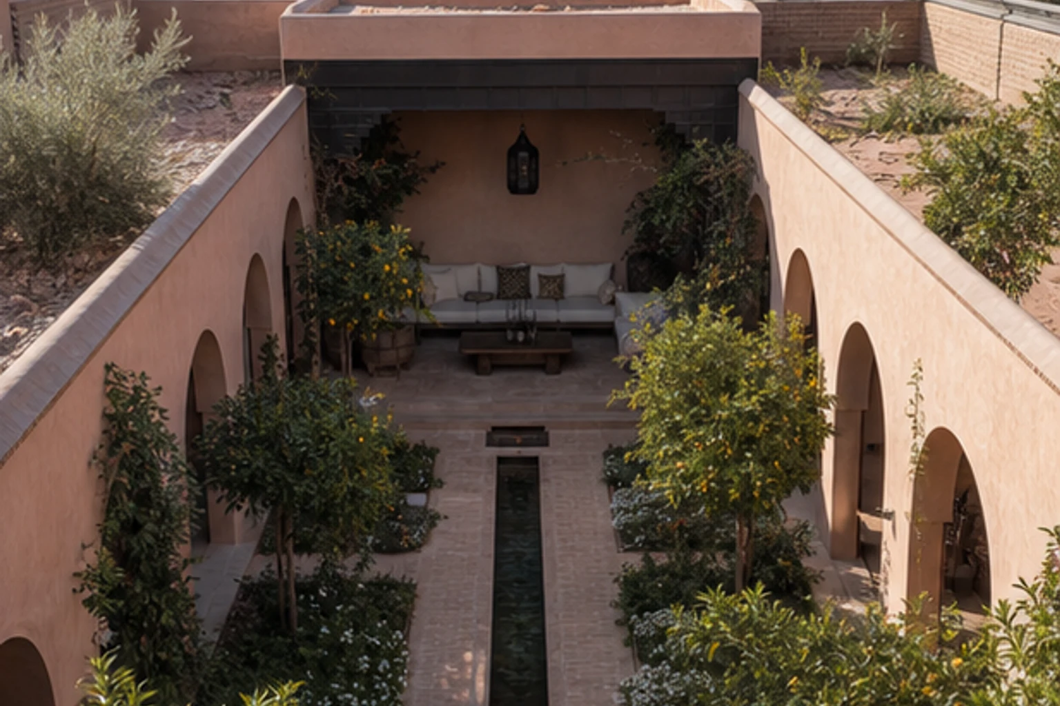 A Quiet Contemporary Riad Garden for Marrakech - image 1