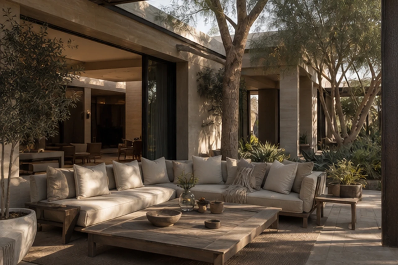A Shaded Desert Courtyard for a Dubai Villa – Design philosophy