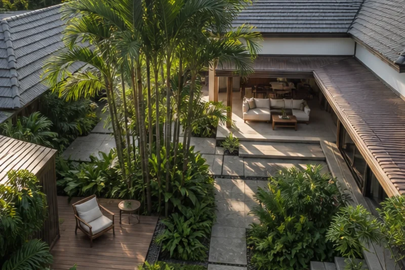 A Breeze Garden for a Singapore Courtyard House
