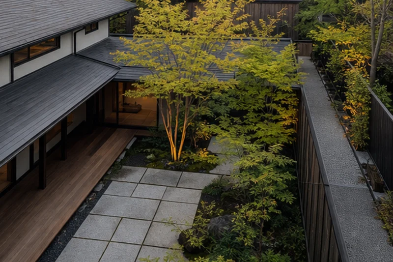 A Contemporary Courtyard Garden for Kyoto