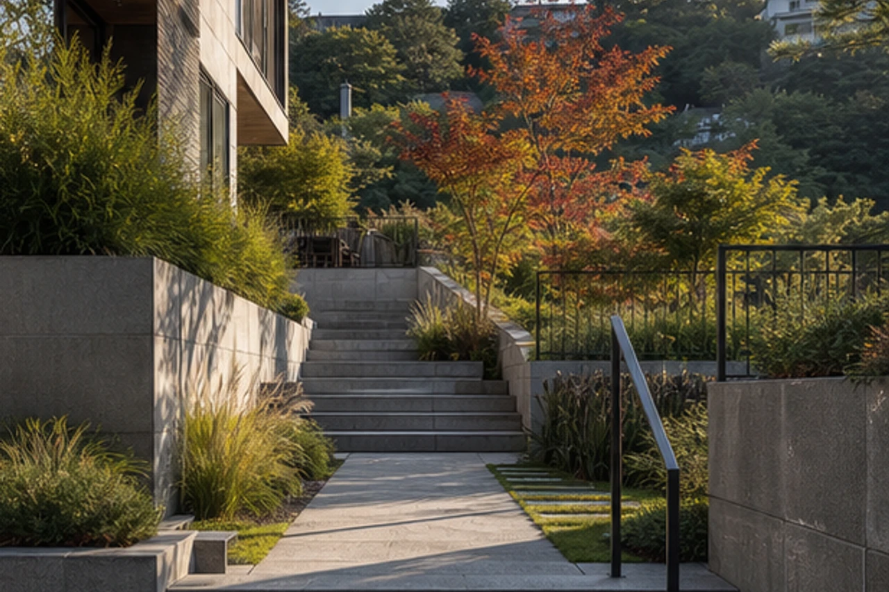 A Stepped Courtyard for a Seoul Hillside Home – Outdoor experience