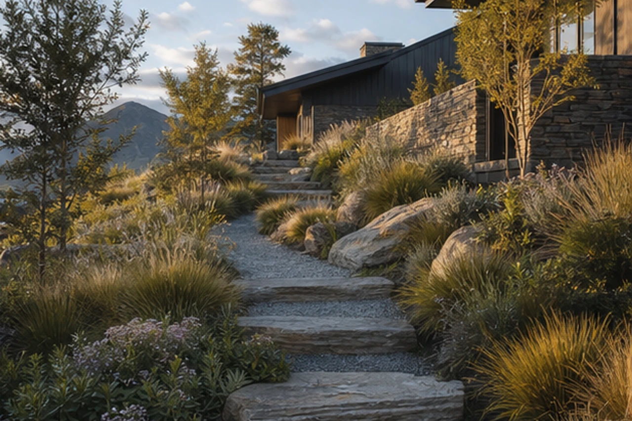 An Alpine Meadow Garden for a Queenstown Retreat – Outdoor experience