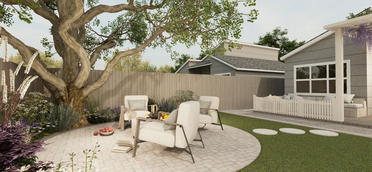 "Realm of Blossoms" – A Modern Healing Garden – Materials & planting
